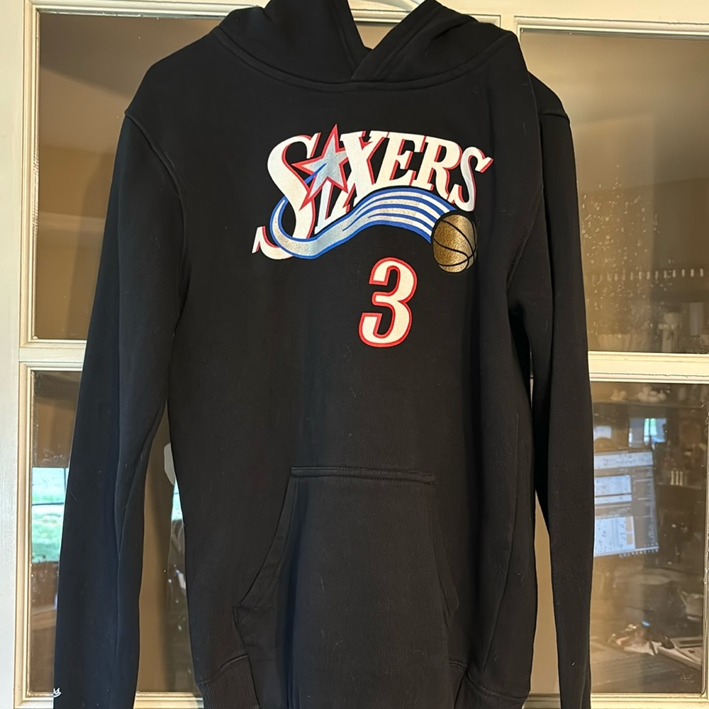 Mitchell and Ness Allen Iverson Hoodie - youth xl